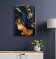 Tablou decorativ Andromeda -B, Mauro Ferretti, 60x90 cm, canvas/lemn de pin/plastic, multicolor