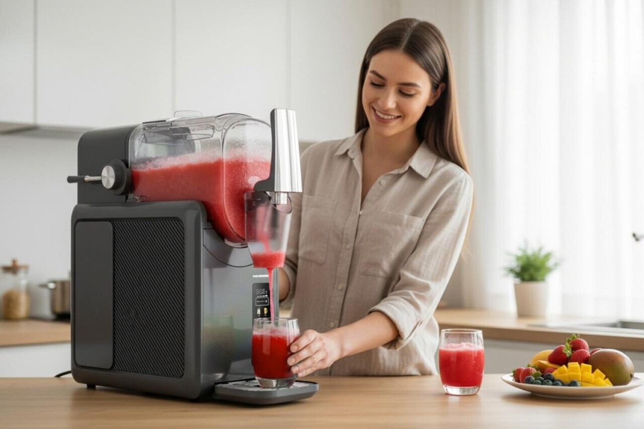 Aparat granita 6 in 1 FreezeFun, Heinner, 220W, 2.6L, gri - view 13