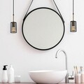Lustra, Fulgor, 942FLG1397, Metal, Negru/Maro antic