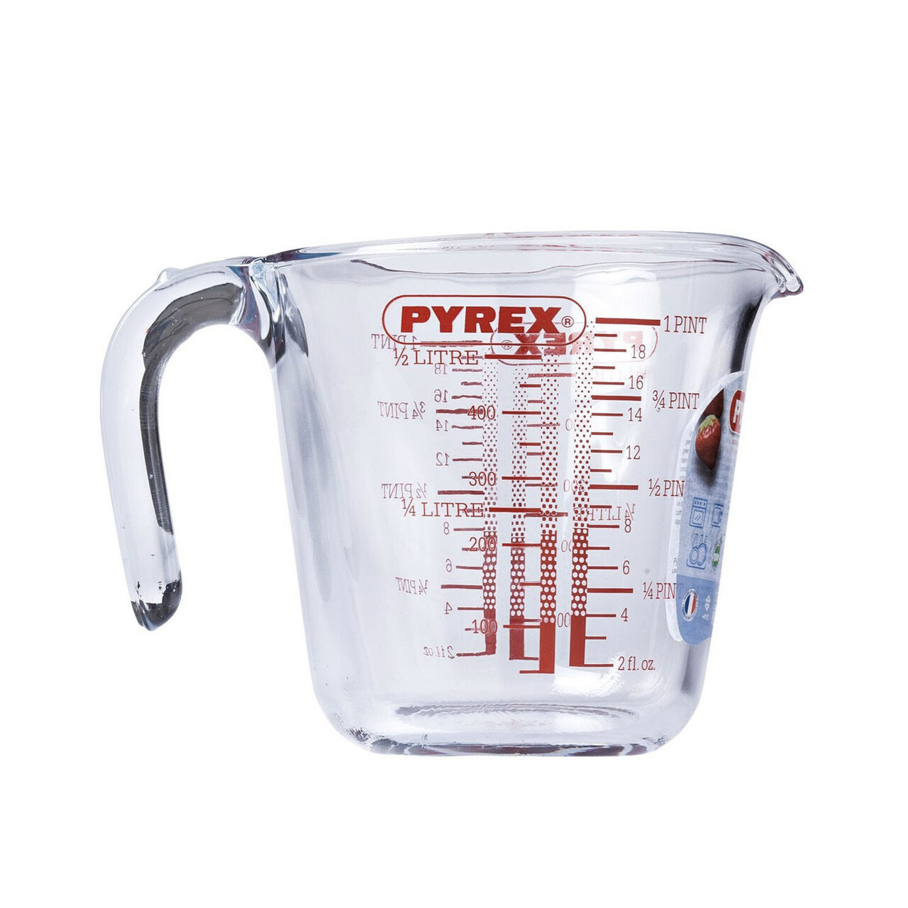 Cana gradata, din sticla termorezistenta, 500ml, "Classic" - Pyrex - imagine 3