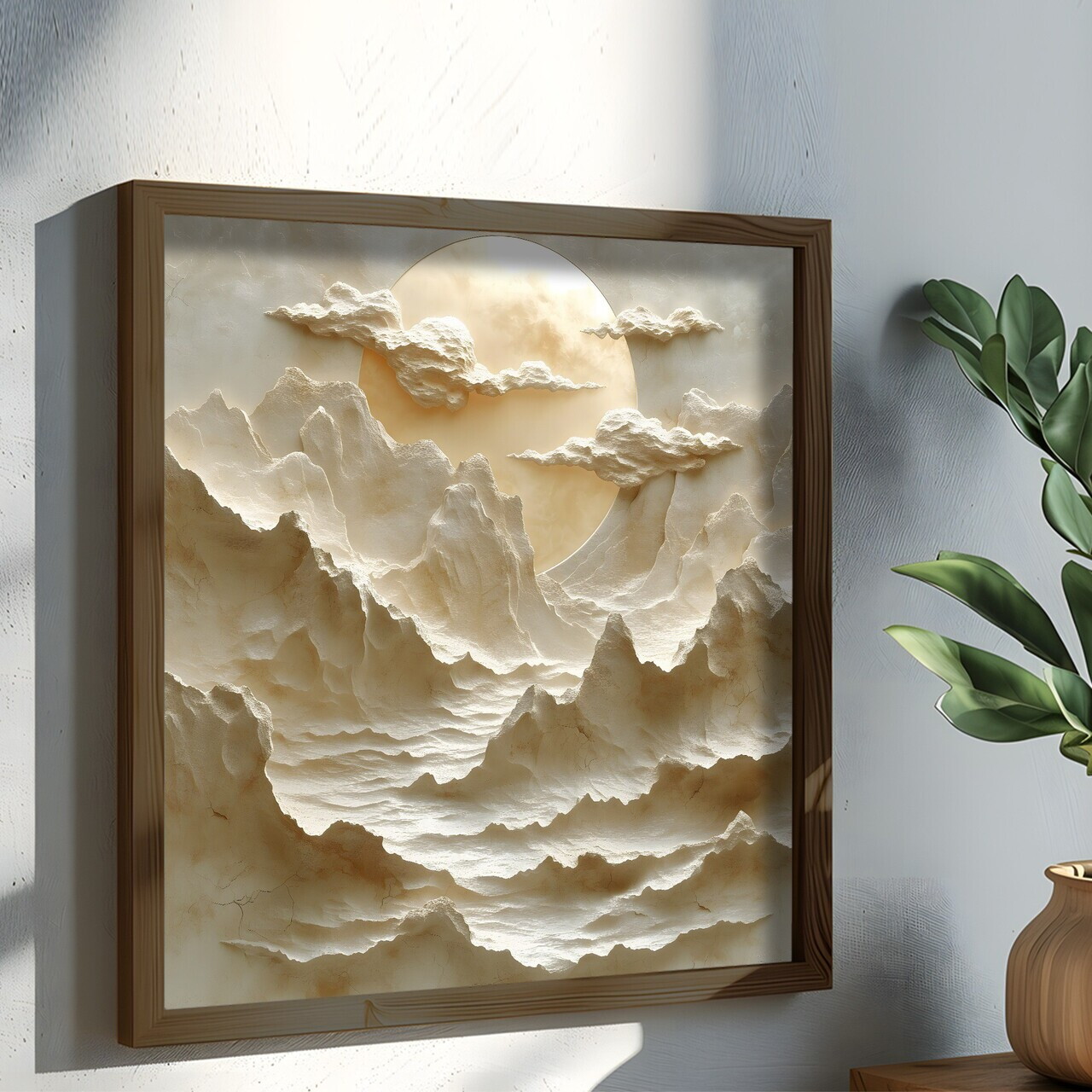 Tablou decorativ, AI065, Cadru: 100% MOLID, Multicolor