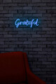 Decoratiune luminoasa LED, Grateful, Benzi flexibile de neon, DC 12 V, Albastru