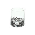 Set 6 pahare Venezia, Andrea Fontebasso, 300 ml, sticla, negru/transparent