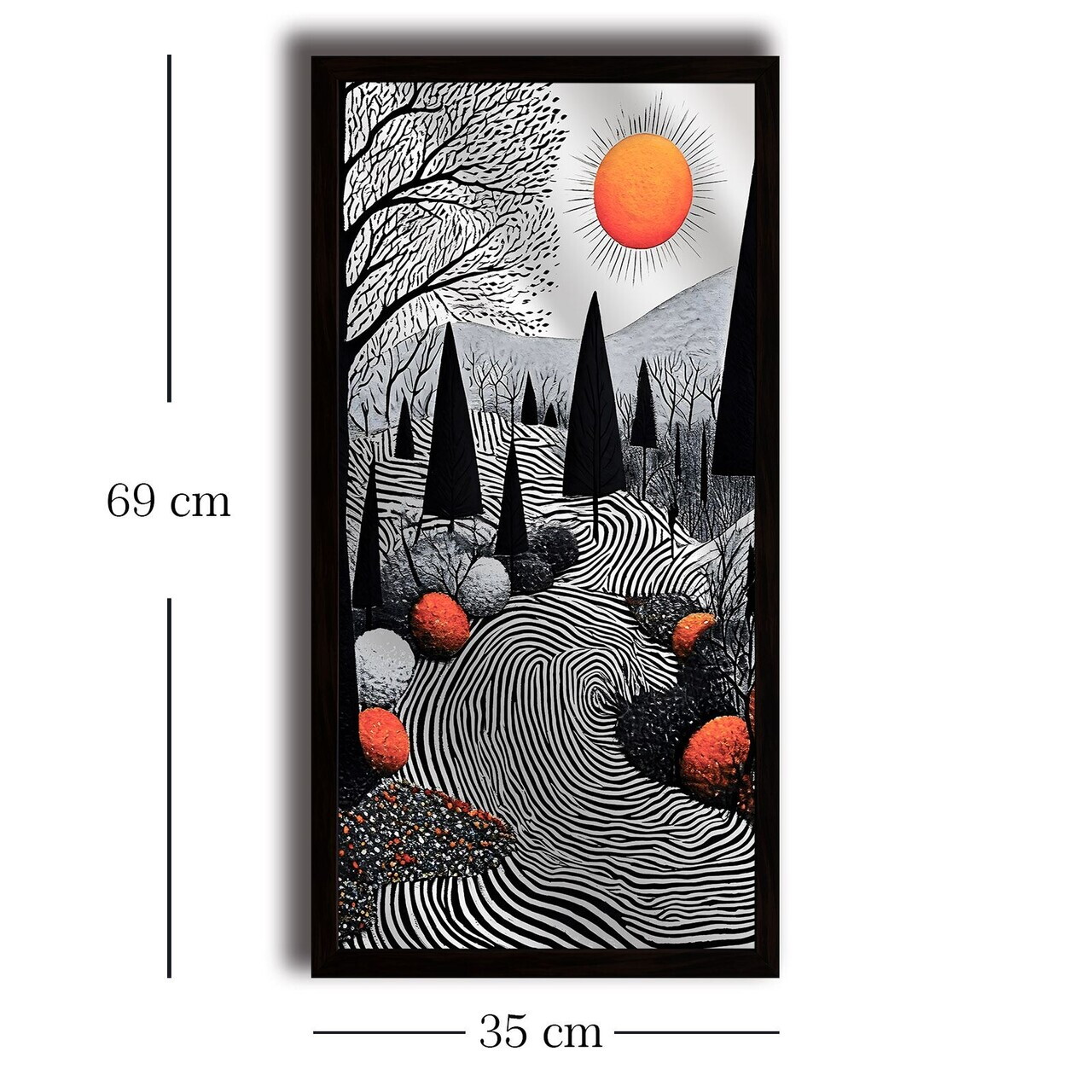 Tablou decorativ, Syhalct-009, Cadru: 100% PVC (Grosime: 2 cm), Multicolor — imaginea 4