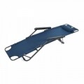 Sezlong pliabil cu tetiera, Heinner, 178x60x79cm, albastru inchis