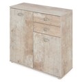 Comoda cu 2 usi 2 sertare, Larisa, L.70 l.29 H.78.5, vintage pine