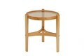 Set masute 2 piese, Hanah Home, Ren 2, LEMN MASIV DE STEJAR, Stejar