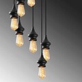 Lustra, Tatum, 584TTM1392, Metal, Negru