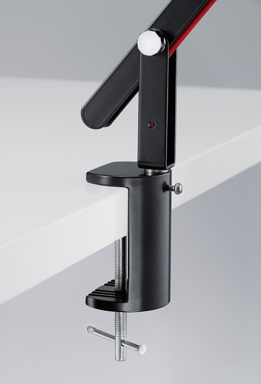 Lampa de masa Amsterdam, TRIO, 18x90 cm, 5W, 1x SMD LED, metal, negru