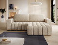 Coltar extensibil dreapta 4 locuri ELTAP, Bon-24, Bonett, 250x175x92 cm, lemn/poliester, bej inchis