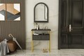 Dulap, Coraline, Mipa Mirrored, Antracit / Aur