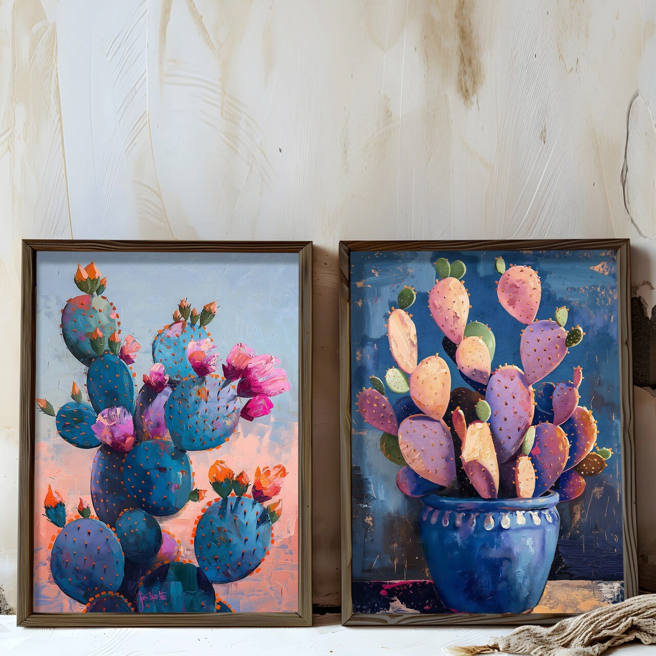 Set 2 tablouri decorative, AI201, Cadru: 100% MOLID, Multicolor - view 3