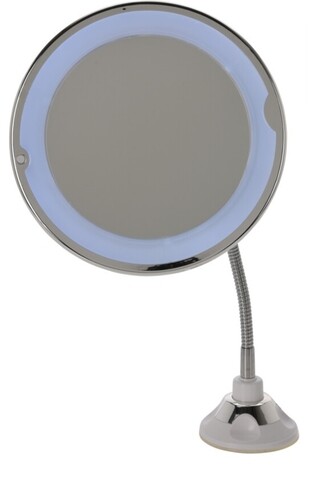 Oglinda de machiaj cu LED, 20.2×40 cm, polipropilena