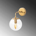 Aplica de perete, Fulgor, 942FLG2179, Metal, Auriu