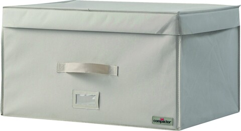 Cutie cu sac pentru vidat, compactor, 150 l, 30 x 40 x 55 cm, polietilena/nailon, bej