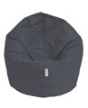 Fotoliu puf, Bean Bag, Ferndale, 100 cm, poliester impermeabil, gri fumuriu