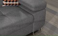 Coltar extensibil stanga 4 locuri ELTAP, Armd-21, Armando, 289x203x85 cm, lemn/poliester, gri/multicolor