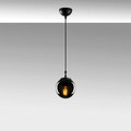 Lustra, Tatum, 584TTM1170, Metal, Negru / Fume