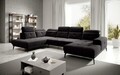 Coltar stanga 6 locuri ELTAP, LT-10VE, Bretan, 350x205x107 cm, lemn/poliester, negru