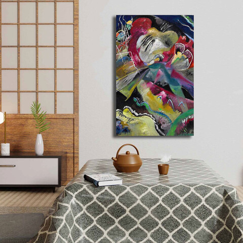 Tablou decorativ, 4570kandinsky019, canvas , lemn, multicolor