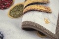 Covor pentru bucatarie, Olivo Tappeti, New Smile Modern, White Spice, 40 x 70 cm, nailon, multicolor