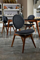 Set scaune 2 piese, Vow Chair, Touch v2, Lemn de carpen, Nuc / Antracit