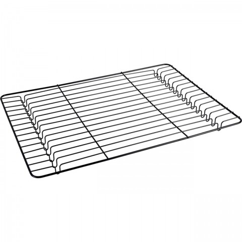 Gratar antiaderent pentru racire tort si prajituri Metaltex, 32 x 45 cm, otel inoxidabil, negru