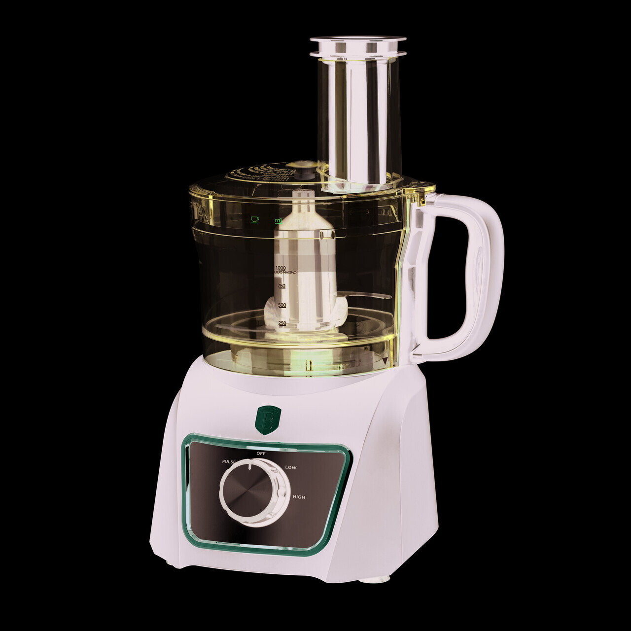 Set blender 8 in 1 Berlinger Haus, Black Rose, 500W, inox/plastic, negru/transparent - imagine 4