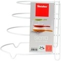 Suport tigai Sierra, Metaltex, 23x27x23 cm, metal/invelis din plastic LDPE, alb