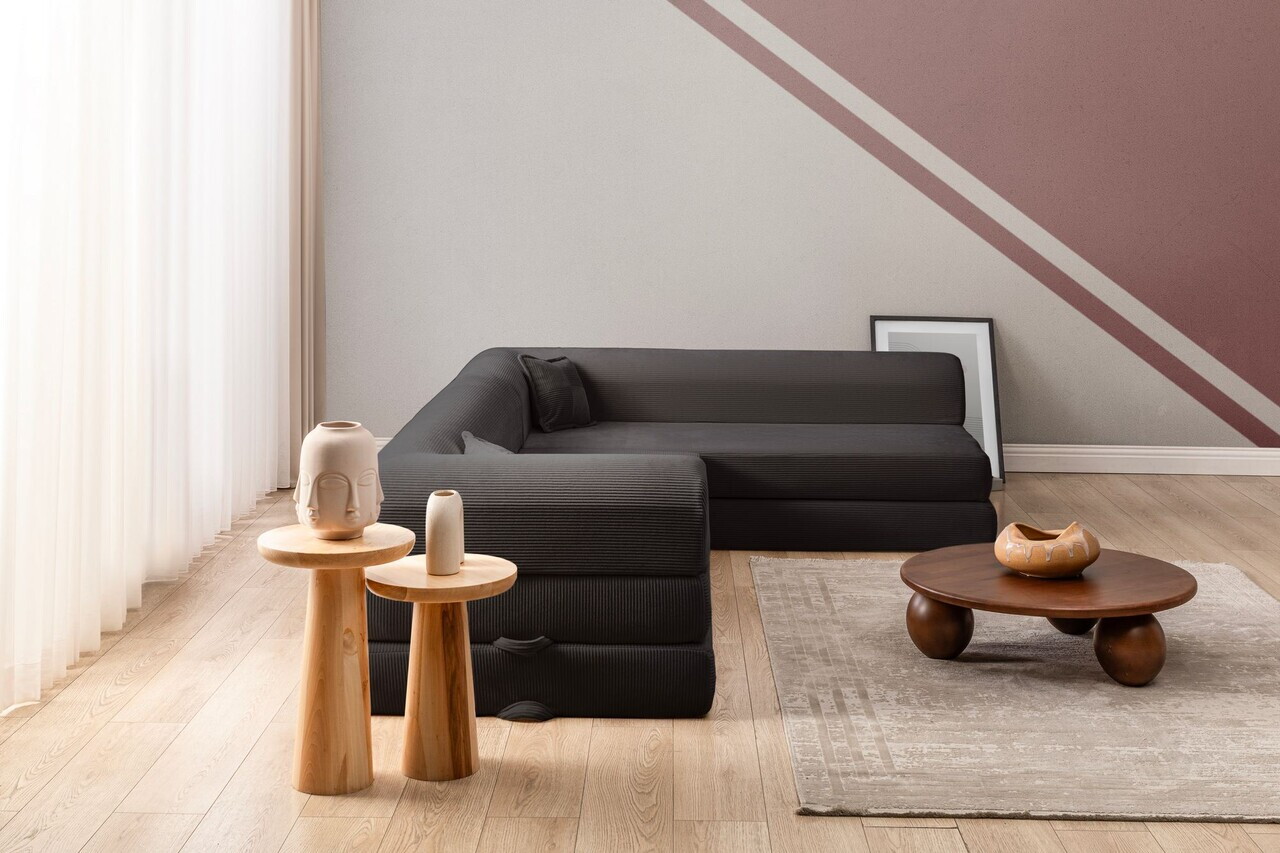 Coltar, Atelier del Sofa, 118FVL1506, Tesatura plus reiata, Antracit - view 3