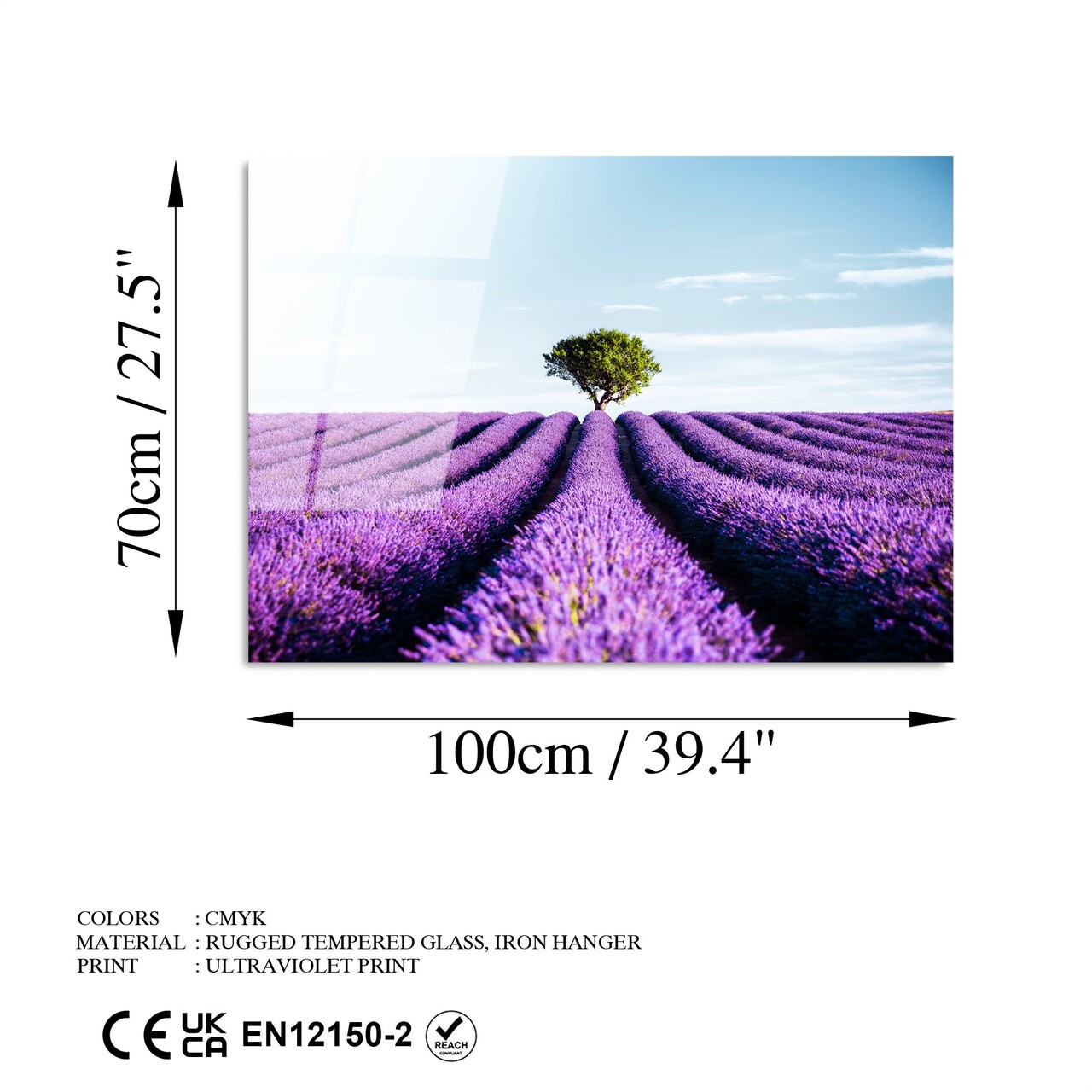 Tablou decorativ, UV-107 70 x 100, 70 x 100 cm, Multicolor - view 8