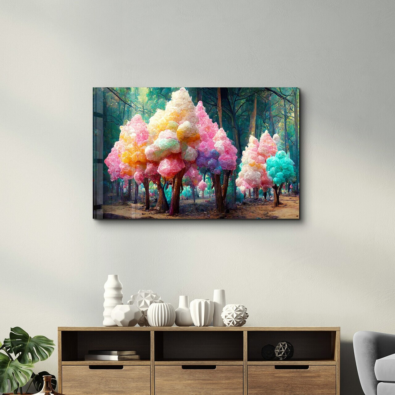 Tablou decorativ, SPR-1368, Dimensiuni: 46 x 72 cm, Multicolor — imaginea 2
