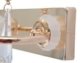 Aplica de perete Glam Ring Double, Mauro Ferretti, 32 x 27 cm, 2 x E27, 40W, fier/plastic
