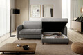 Coltar extensibil dreapta 3 locuri ELTAP, RT-04RAQ, Gomsi, 228x165x100 cm, lemn/poliester, gri inchis