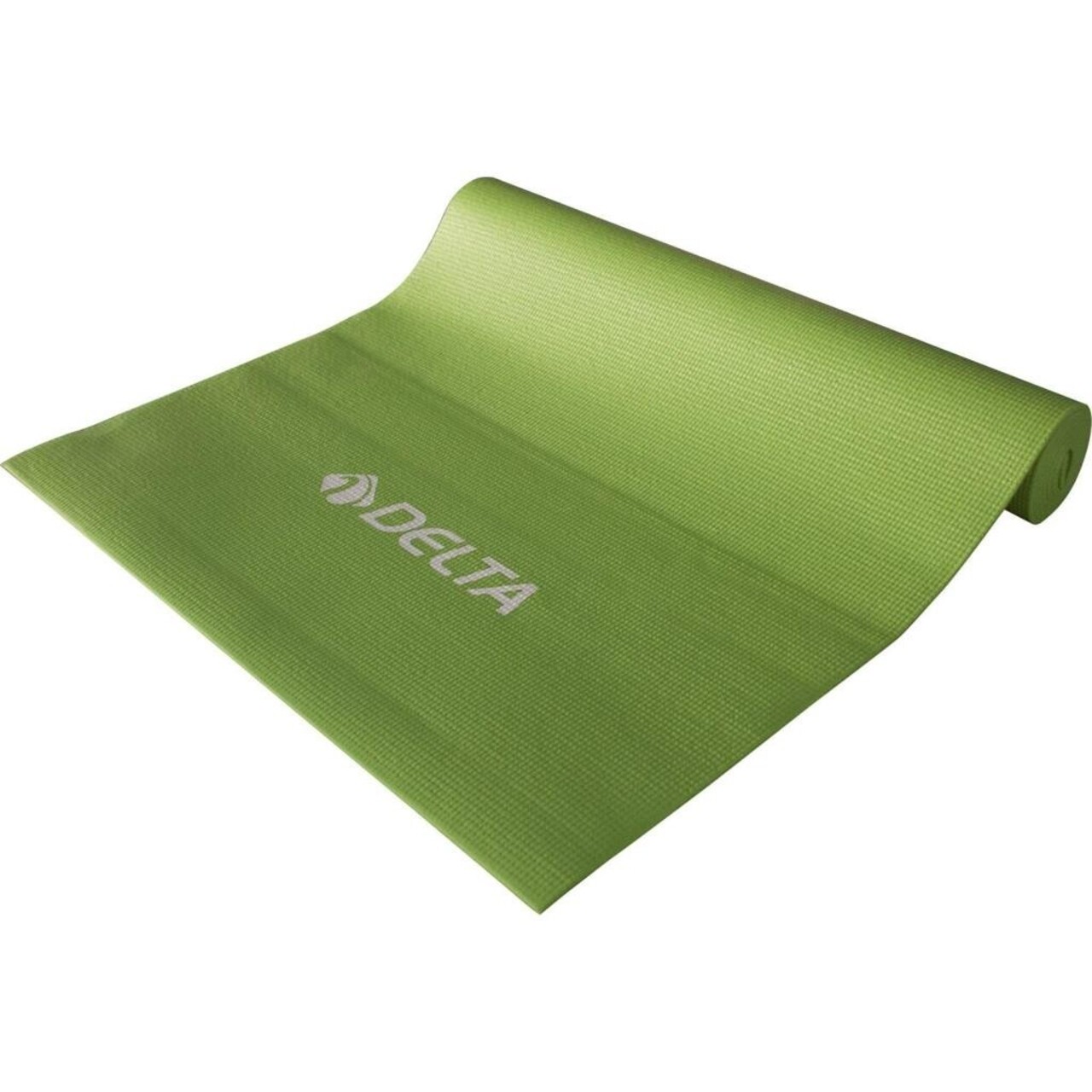 Saltea fitness/yoga/pilates 267DLT1207, Delta, 173x61x0.4 cm, PVC, verde