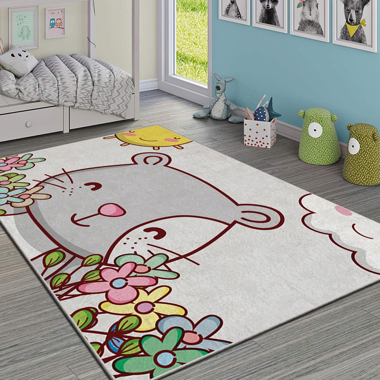 Covor HMI KDC-17 100x140 cm Poliester Multicolor