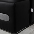 Coltar extensibil stanga 4 locuri ELTAP, Ov47, Ottavio, 275x180x85 cm, lemn/poliester, roz/gri inchis