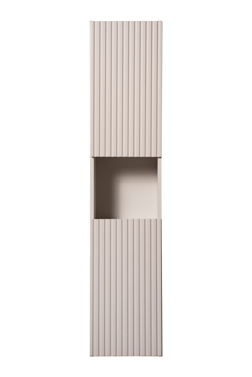 Dulap inalt cu usi, cu fixare pe perete, Nova Cashmere, Comad, 30x25x140 cm, MDF/PAL laminat, casmir mat — imaginea 5