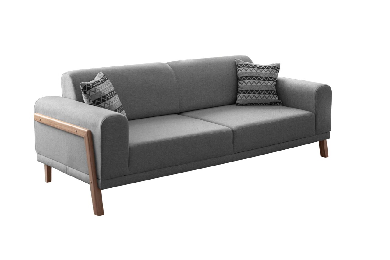Canapea 3 locuri, Atelier del Sofa, 752EST1117, Lemn de carpen;PAL, Gri - view 5