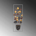 Decoratiune de perete, Alder, Metal, Dimensiune: 32 x 90 cm, Multicolor