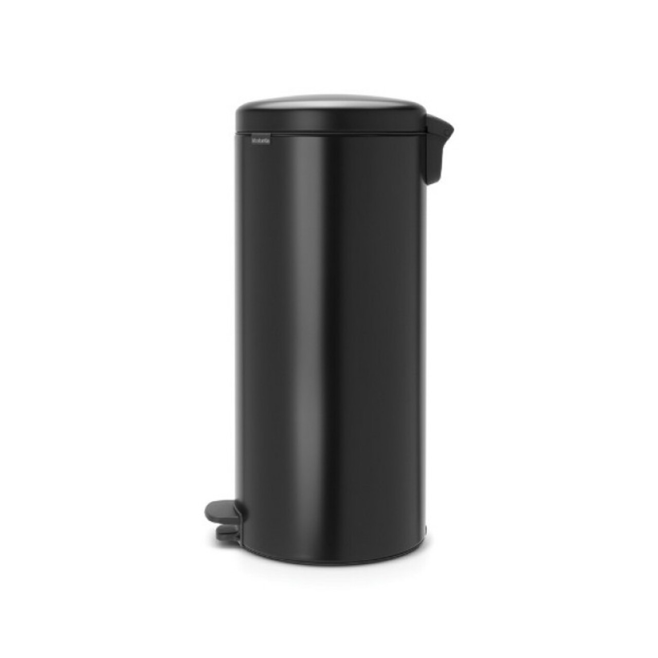 Cos de gunoi cu pedala, Brabantia, NewIcon, 30 L, 38x29.3x67.9 cm, otel, negru mat - 1 | YEO