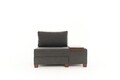 Fotoliu extensibil, Balcab Home, 825BLC4715, Lemn, Antracit