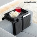 Tavita pentru canapea cu organizator de telecomenzi InnovaGoods, 26x17 cm