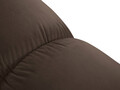 Modul pentru canapea, 1 loc, Bellis-51, Micadoni Home, 94x94x70 cm, catifea, maro inchis