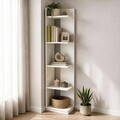 Corp biblioteca, Hanah Home, Aura, 37.8x150x23.8 cm, Alb