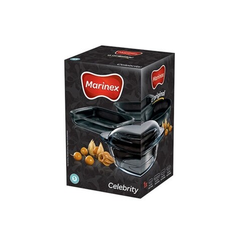 Set 5 vase pentru copt, marinex, celebrity 1, sticla temperata