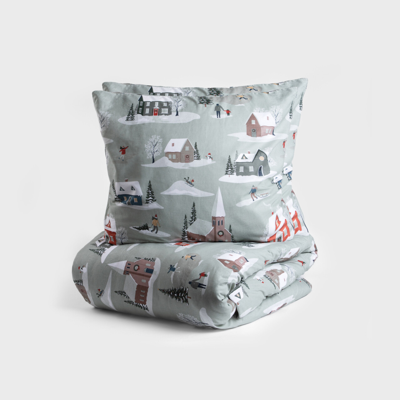 Lenjerie de pat King Size, Frolic, Homla, 3 piese, 200x220 cm, bumbac, multicolor - 2 | YEO