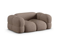 Canapea 2 locuri, Loretto, Cosmopolitan Design, 180x100x68 cm, tesatura structurata, cappuccino