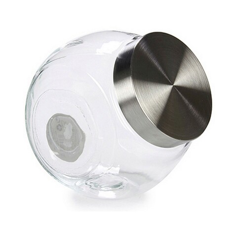 Recipient cu capac Gerald, Vivalto, 2 L, sticla/metal Bucatarie