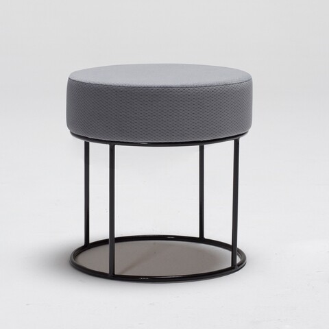 Taburet Moon Steel, Balcab Home, 40×40 cm, gri Balcab Home